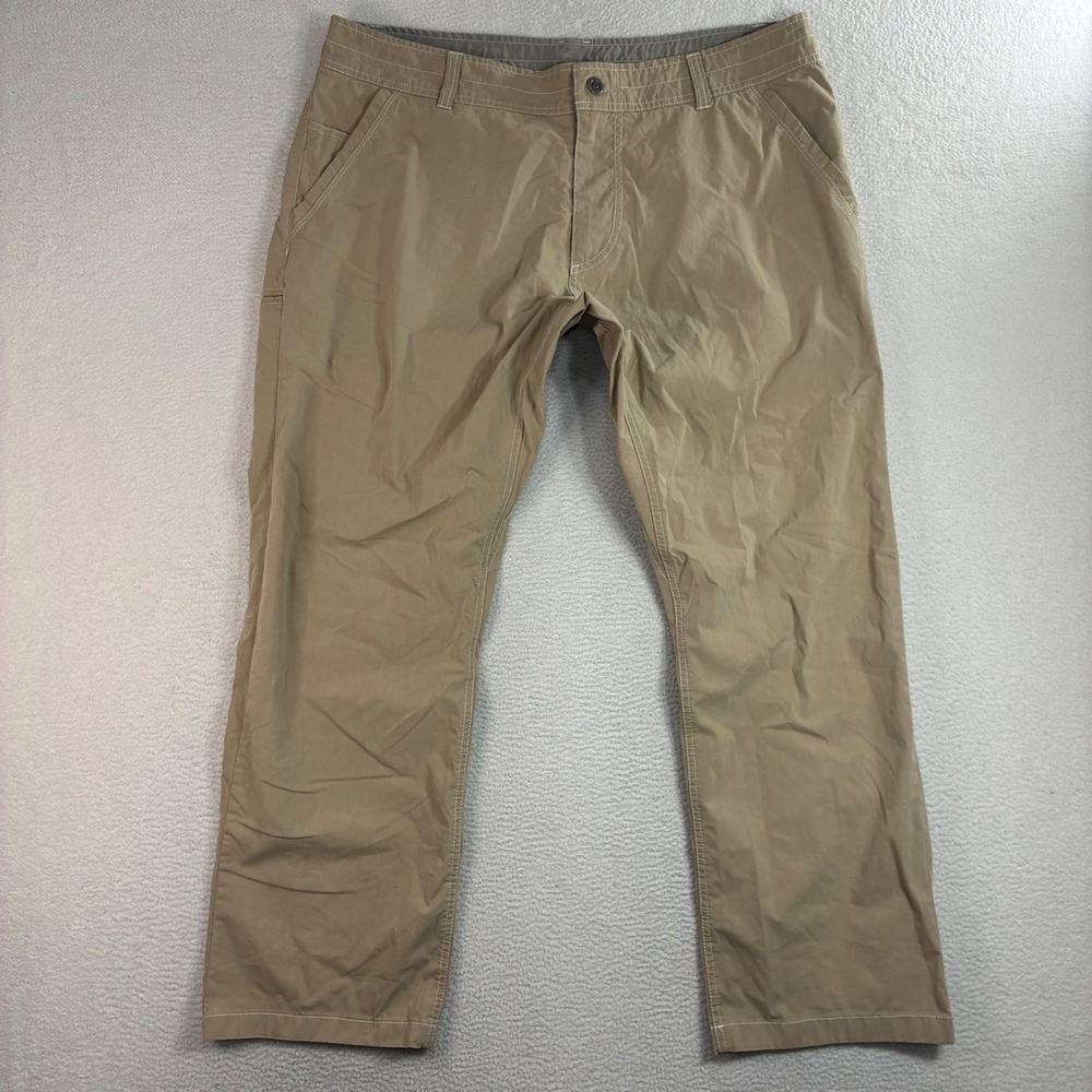 Kuhl Slax Pants Men 40x30 Tan Khaki Enduro Klassik Hiking Chino Gorpcore Stretch